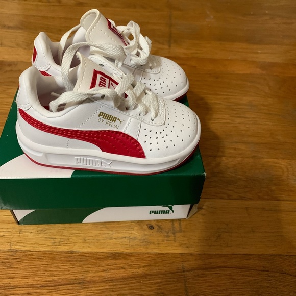 PUMA (Red and white) toddler sneakers - Picture 3 of 7